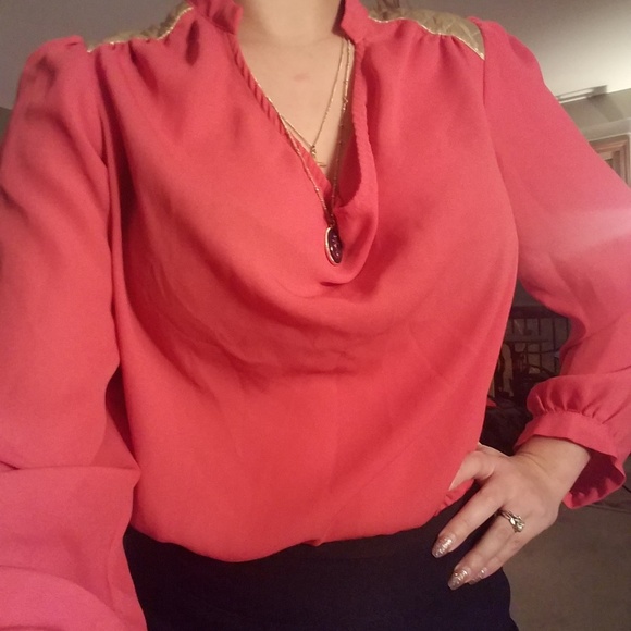 Coral Blouse - Picture 2 of 5